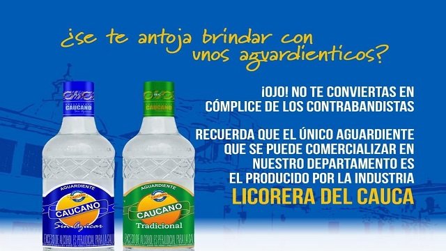 No compres licor de contrabando