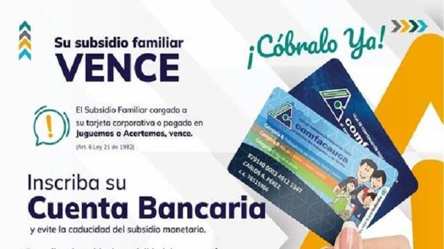 No dejes que tu subsidio familiar monetario venza