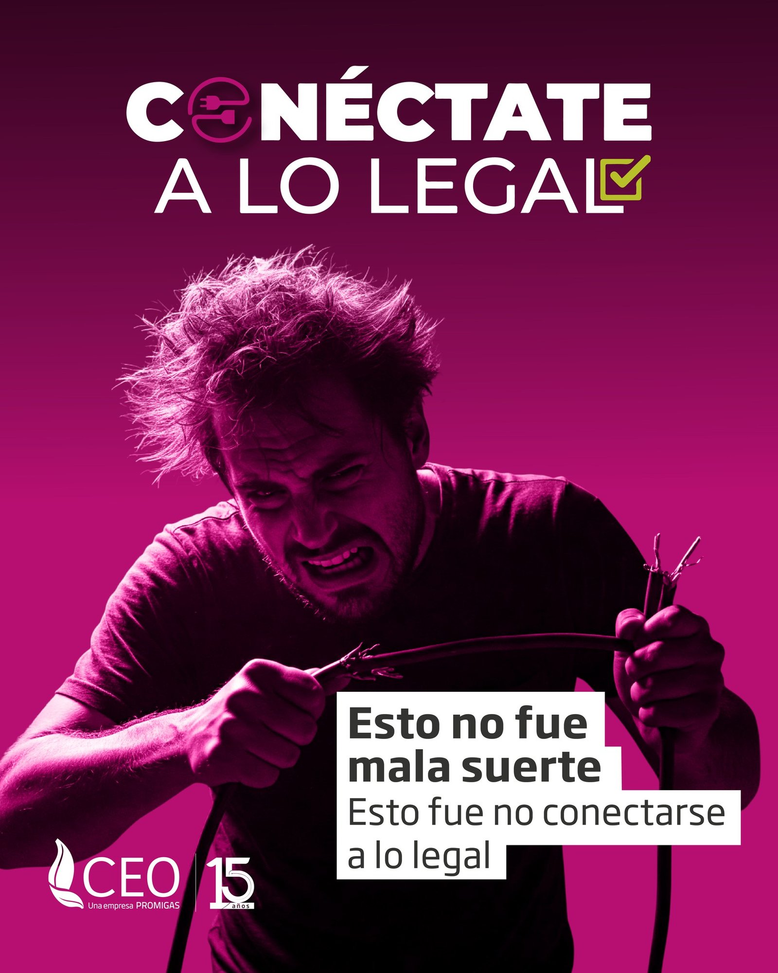 ¡No es mala suerte, es un riesgo eléctrico! - CEO