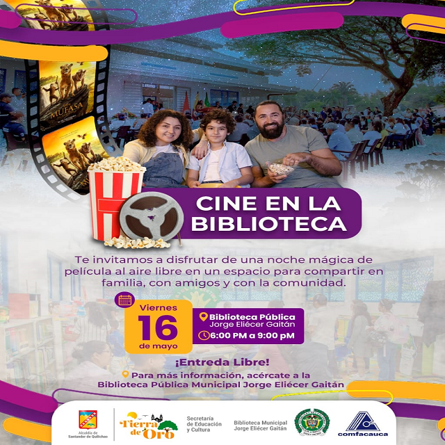Noche de cine bajo las estrellas en #QuilichaoTierraDeOro