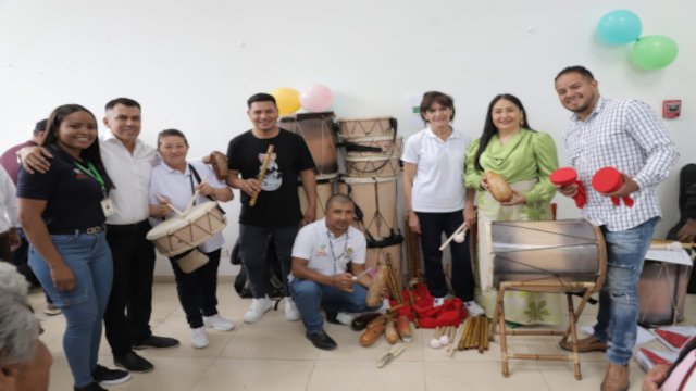 Nueve organizaciones de adultos mayores del Departamento beneficiadas con proyectos productivos en cultura