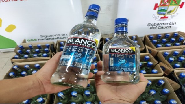 Nuevo decomiso de aguardiente Blanco del Valle de contrabando y adulterado 29 Nuevo decomiso de aguardiente Blanco del Valle de contrabando y adulterado