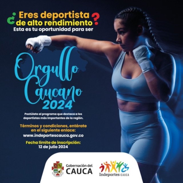 Orgullo caucano - deportista alto rendimiento