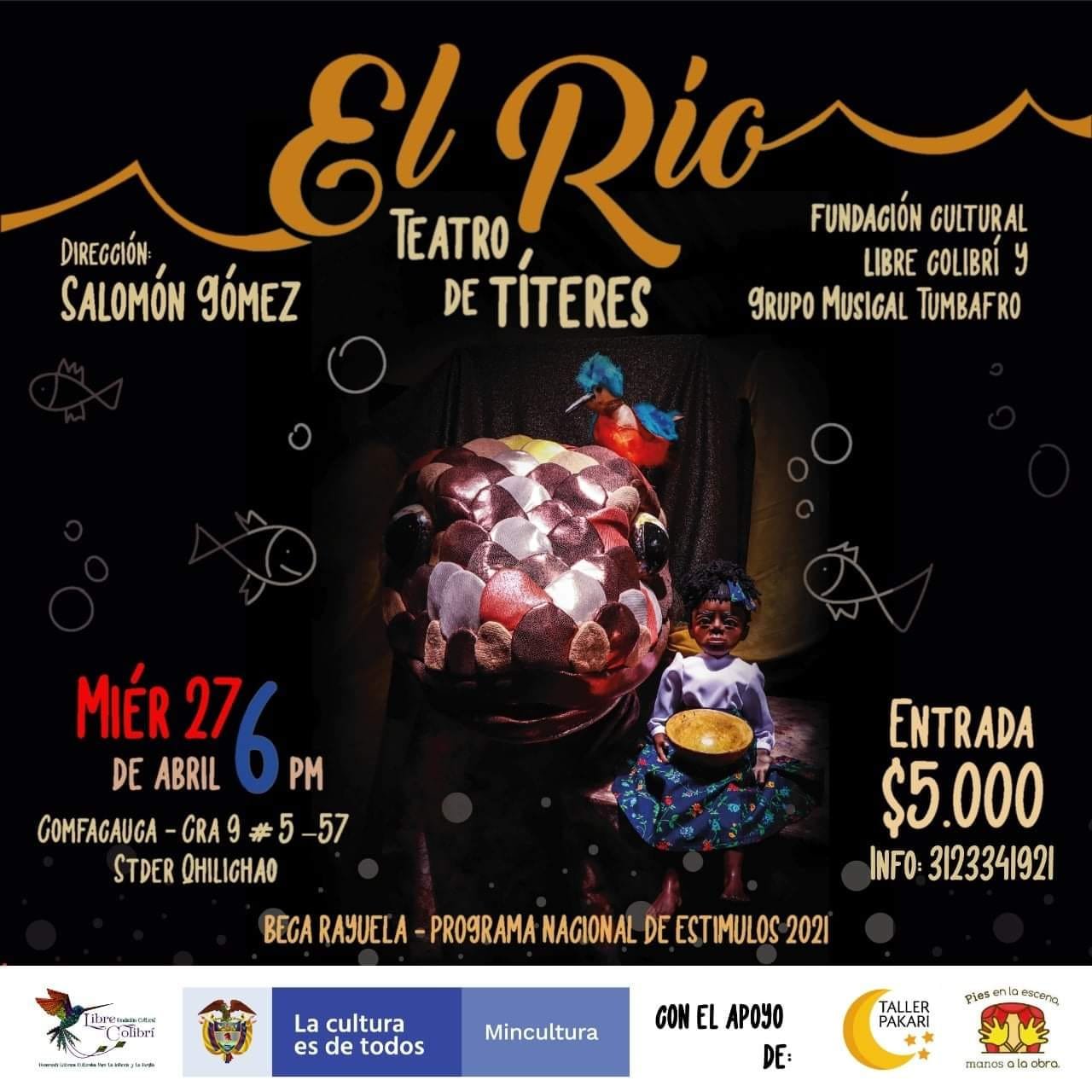 POR PRIMERA VEZ EN SANTANDER DE QUILICHAO TEATRO DE TITERES