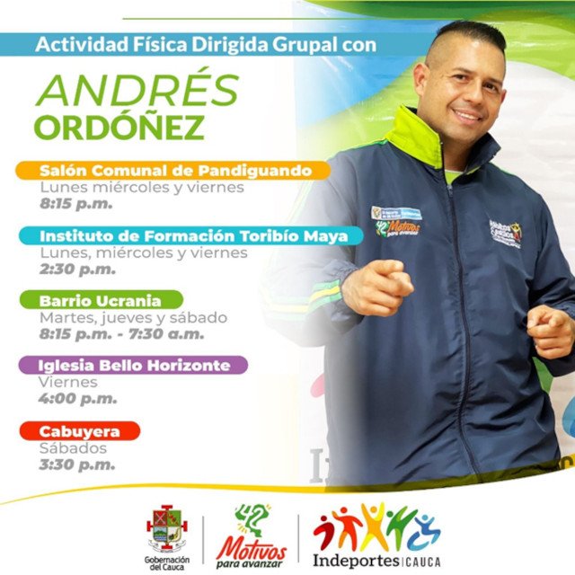 Participa en actividades de hábitos y estilos de vida saludable en Popayán-