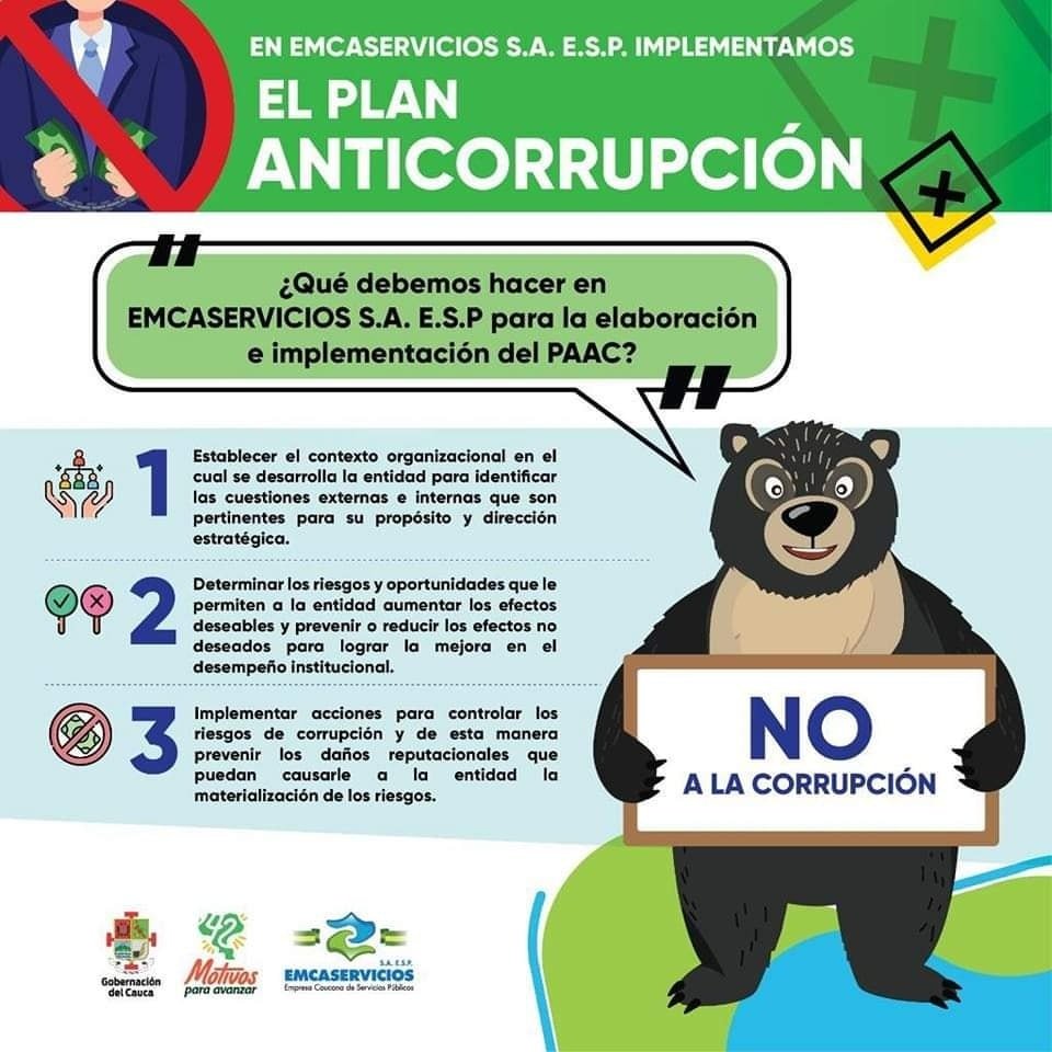Plan anticorrupcion Emcaservicios