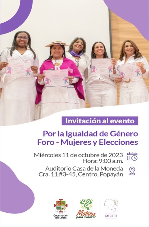 Por la Igualdad de Genero Foro Mujeres y Elecciones