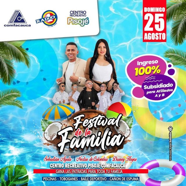Prepárate para un día lleno de diversión - Comfacauca