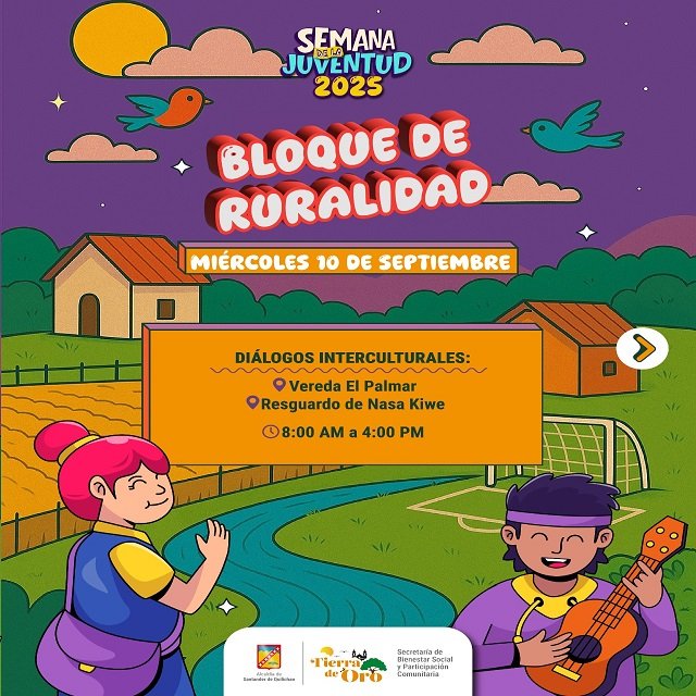 Pura Energía! Arranca la Semana de la Juventud 2025 en Quilichao con una agenda imperdible