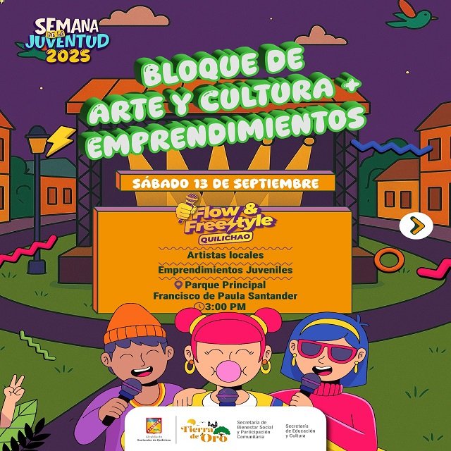 Pura Energía! Arranca la Semana de la Juventud 2025 en Quilichao con una agenda imperdible