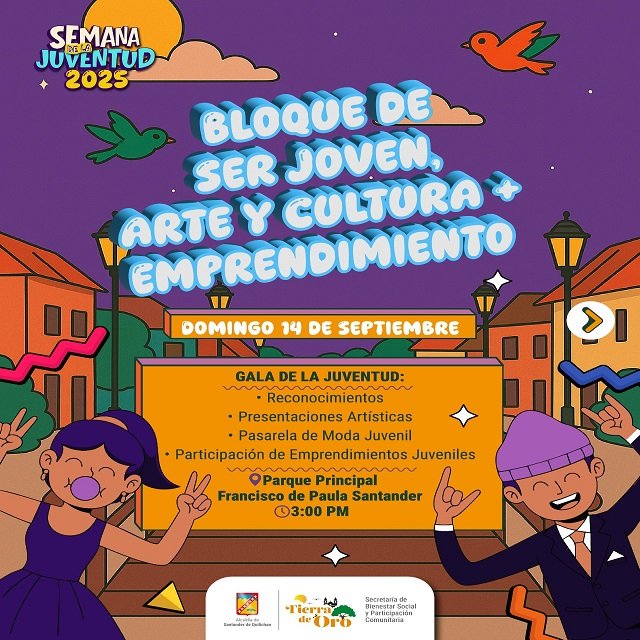 Pura Energía! Arranca la Semana de la Juventud 2025 en Quilichao con una agenda imperdible