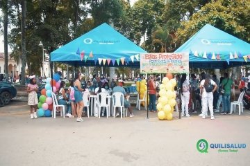 QUILISALUD CELEBRO CON TODAS LAS FAMILIAS MES DE LA NINEZ