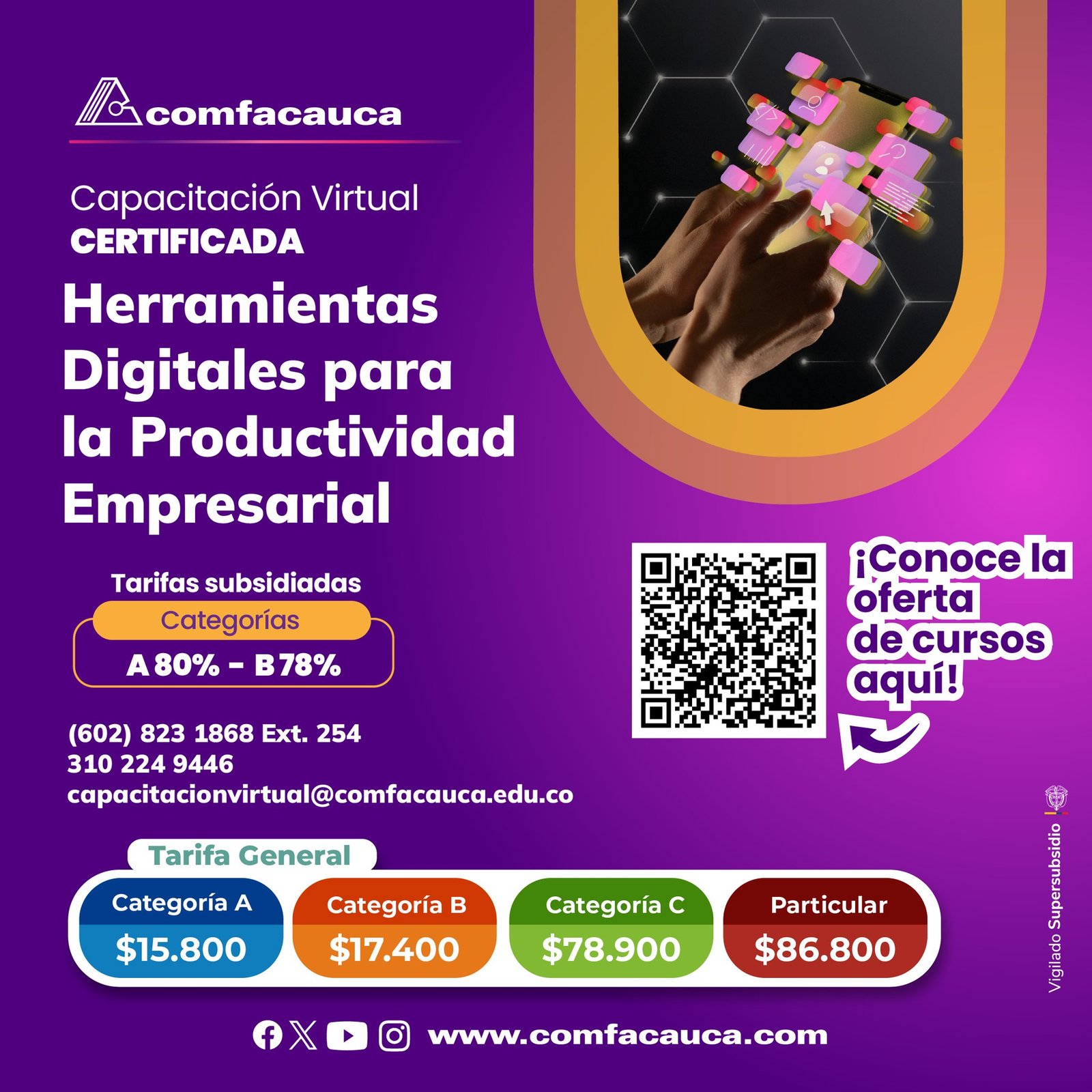 Quieres mejorar tus habilidades o emprender - Comfacauca