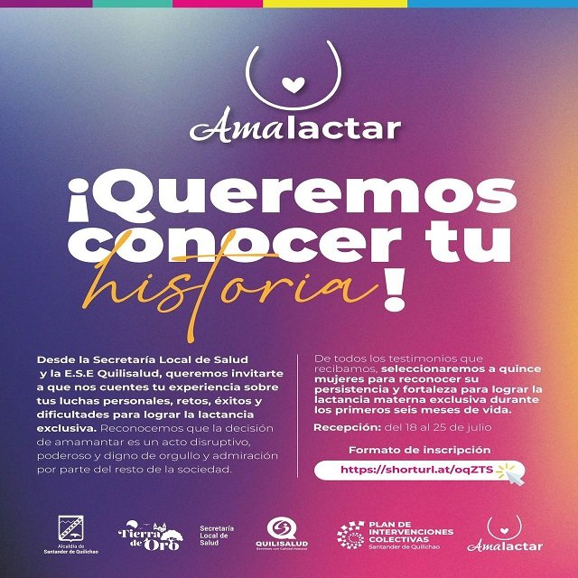 Quilisalud Promueve la Lactancia Materna en el Marco de la Semana Mundial