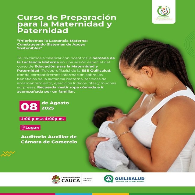 Quilisalud Realiza Sesión Especial de Psicoprofilaxis el 8 de Agosto