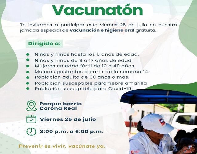 Quilisalud y Secretaría de Salud Convocan a Gran Vacunatón en Barrio Corona Real