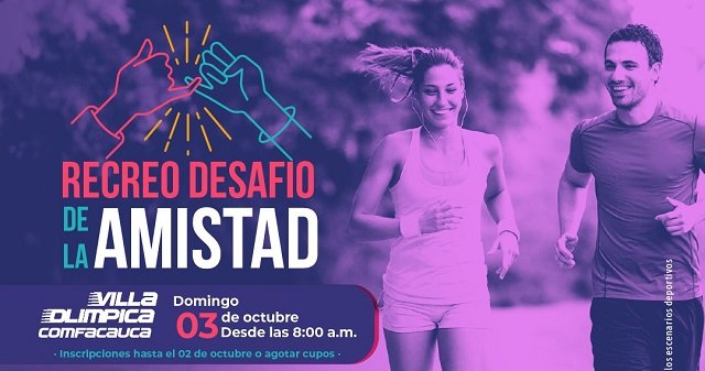 Recreo desafío de la amistad – Comfacauca