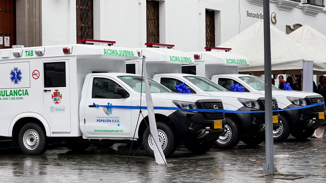 Renovación del parque automotor en salud: una apuesta decidida por la vida y la paz en el Cauca
