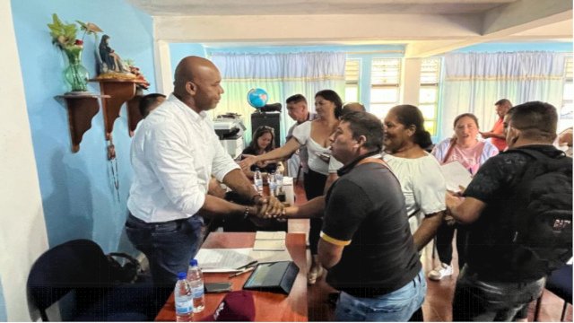 Requerimientos del sector educativo en Balboa fueron atendidos por el Gobierno Departamental