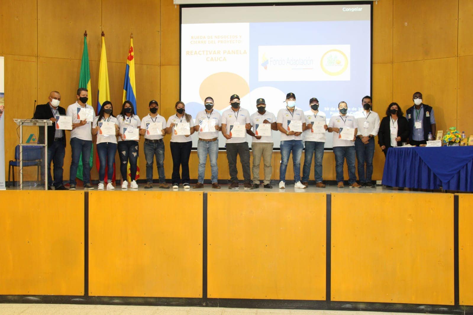 Rueda de negocios con beneficiarios del proyecto ‘Mejoramiento de la cadena productiva de la panela en el Cauca