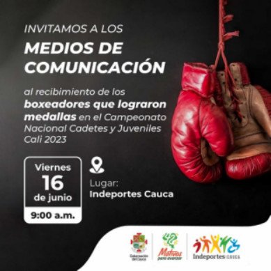 Rueda de prensa de boxeadores que obtuvieron medallas en campeonato nacional 1