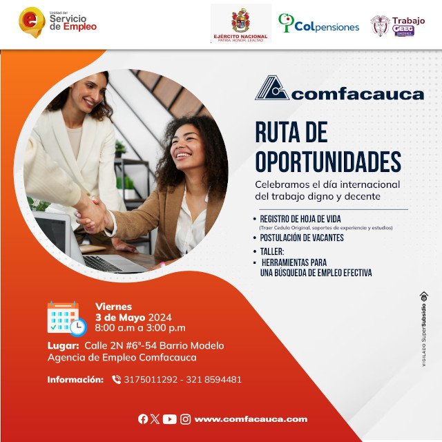 Ruta de Oportunidades - Comfacauca