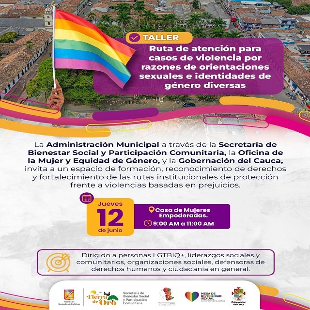 🏳️🌈✊🏻 ¡Nadie debe vivir con miedo por ser quien es! 29 Ruta de atención para casos de violencia por razones de orientaciones sexuales e identidades de género diversas