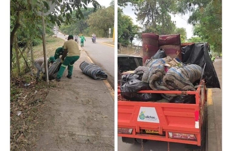 Se llevaron la basura de la avenida Álvaro Ulcué Chocué