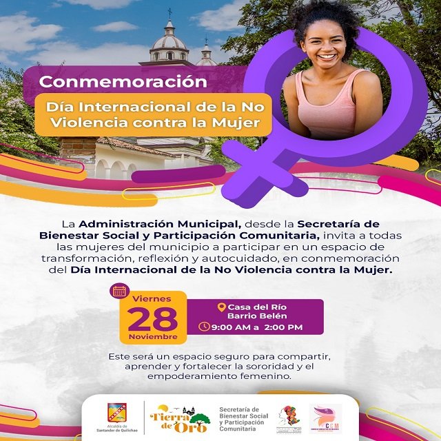 Santander de Quilichao Conmemora el Día de la No Violencia contra la Mujer