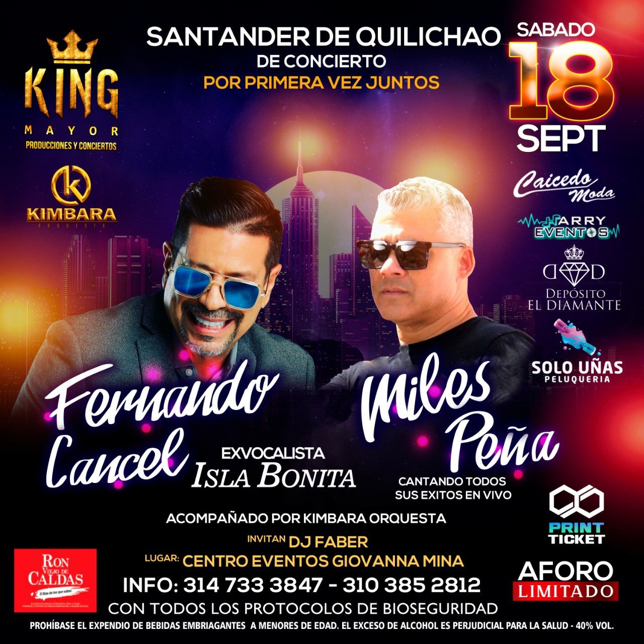 Santander de Quilichao, el gran concierto es este sábado 18 de septiembre1-