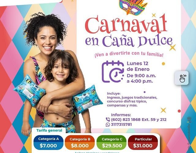 🎭 ¡El Carnaval se toma Caña Dulce!: Santander de Quilichao se prepara para un lunes de color y alegría