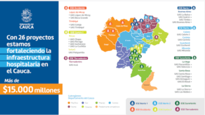 Se aprueban 26 proyectos de infraestructura hospitalaria para transformar la red de atención en el Cauca