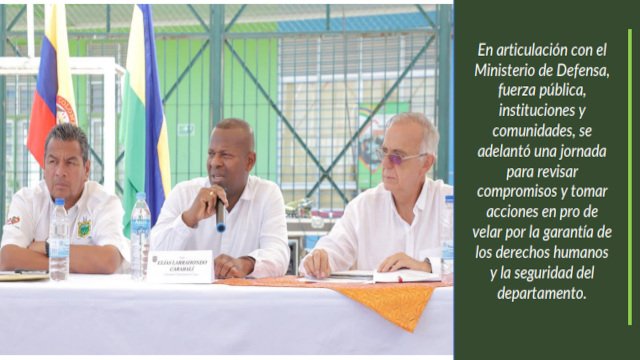 Se desarrolló Mesa de Diálogo y Consejo de Seguridad en Caldono