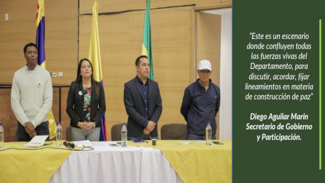 Se desarrollo la Primera Sesion del Consejo Territorial de Paz Reconciliacion y Convivencia del Departamento del Cauca 1