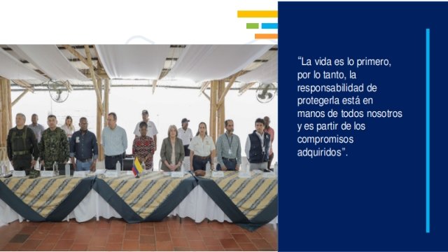 Se establecio una ruta de dialogo sobre conflicto de tierras en el departamento del Cauca