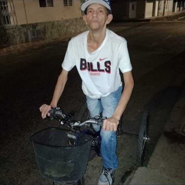 Se le robaron la bicicleta a Fabian