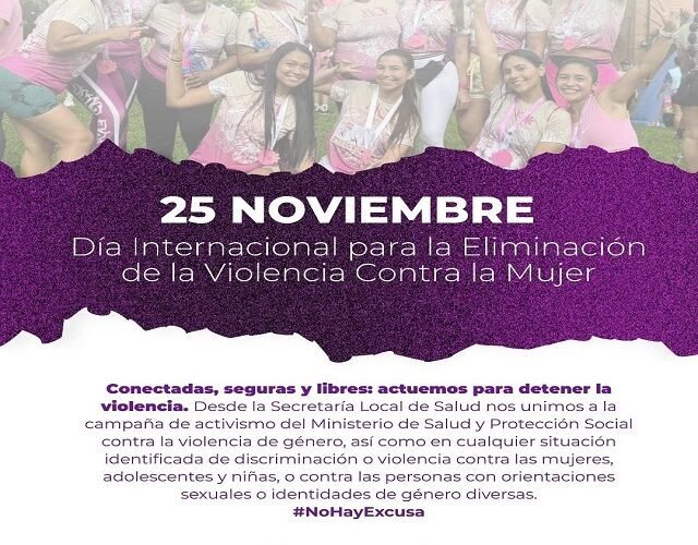 💜 ¡Próxima Conmemoración! Secretaría Local de Salud de Quilichao se Une a la Campaña #NoHayExcusa contra la Violencia de Género