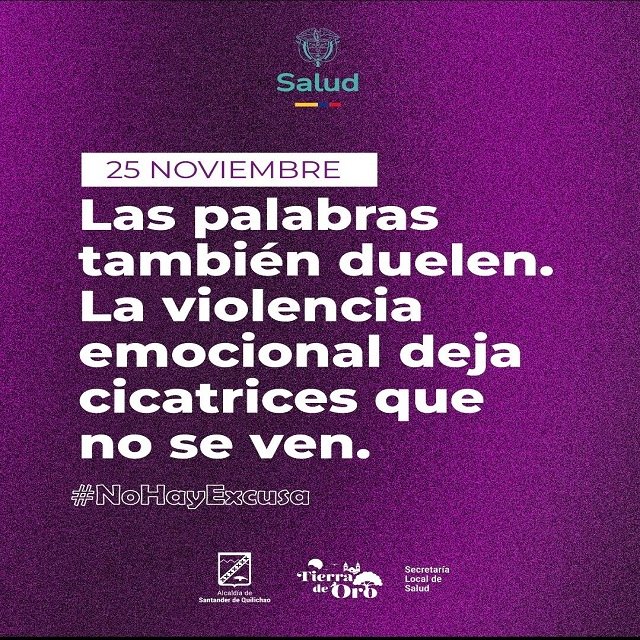 Secretaría Local de Salud de Quilichao se Une a la Campaña #NoHayExcusa contra la Violencia de Género
