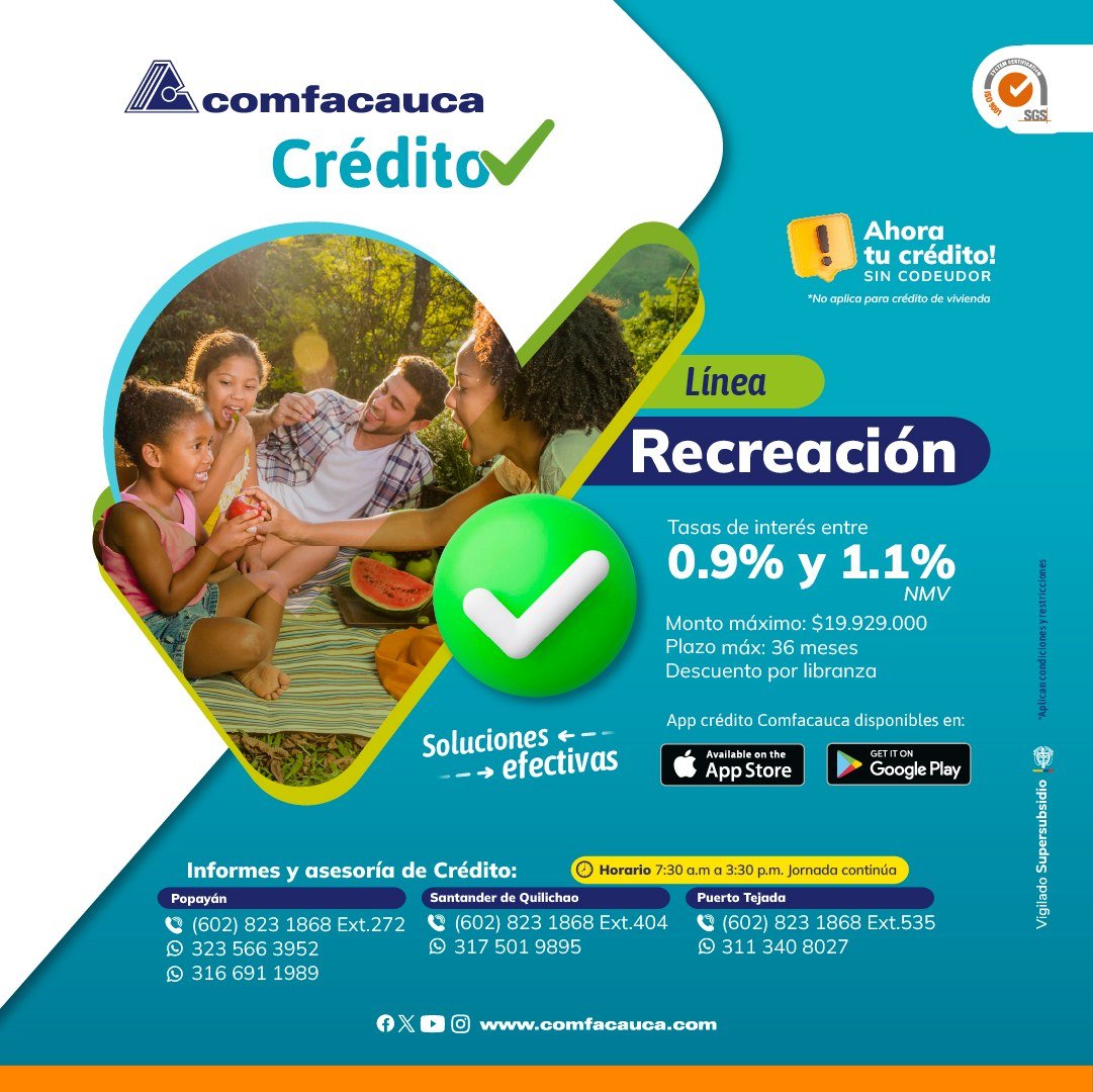 Soñando con tus próximas vacaciones ¡Que nada te detenga para hacerlas realidad! - Comfacauca