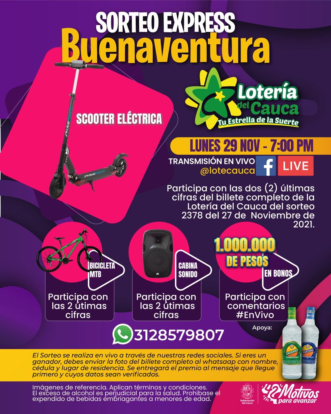 Participa el próximo 29 de noviembre en el Sorteo Express Buenaventura