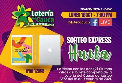 No te lo puedes perder, participa del Sorteo Express Huila