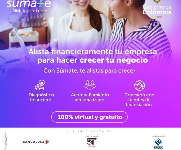 Súmate, alístate para crecer