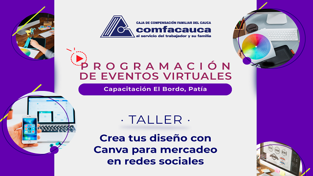 Participa en el taller «Crea tus propios diseños con Canva»