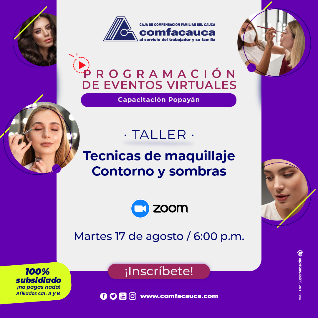 Taller de maquillaje - Comfacauca_
