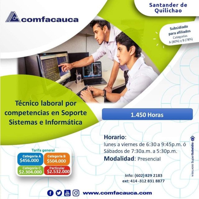 Tecnicos laborales - Comfacauca4