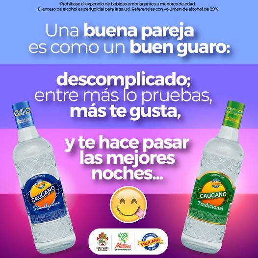 Son lo mismo: Una buena pareja y un buen guaro…