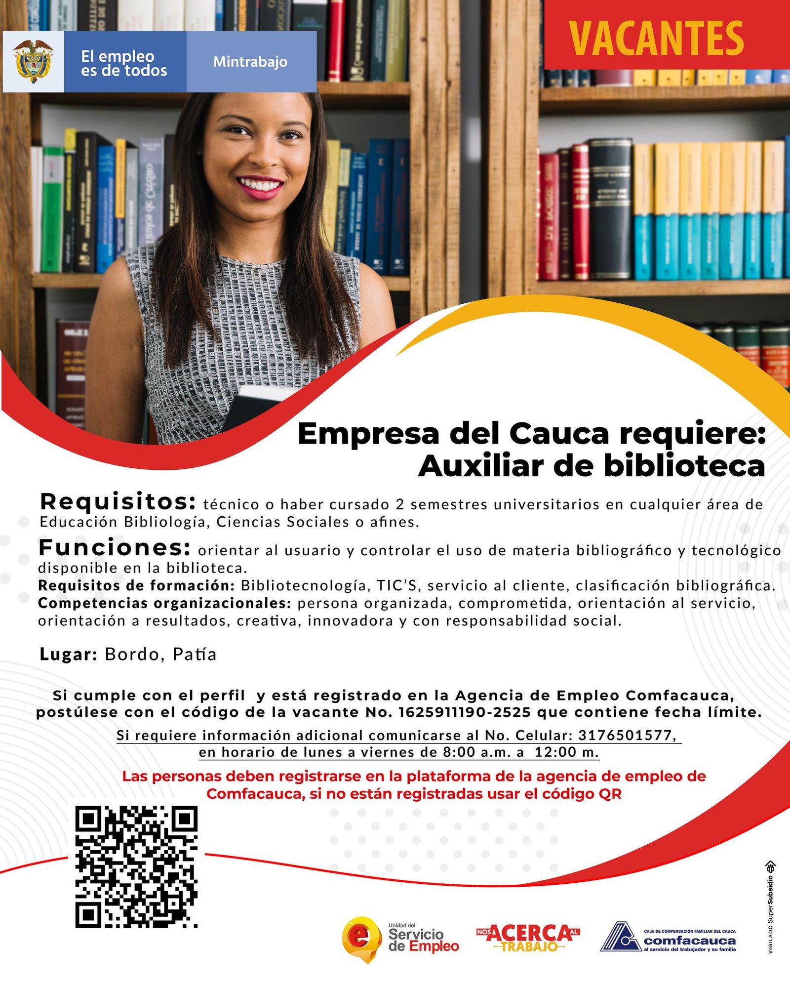 Vacantes Bolsa de Empleo - Comfacauca1