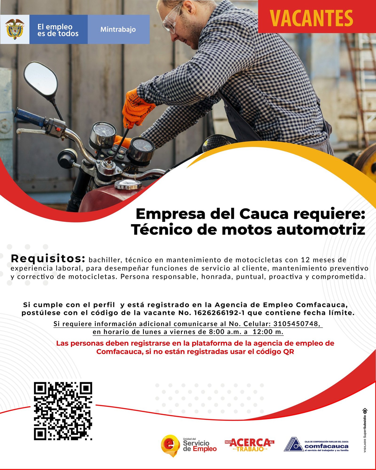 Vacantes Bolsa de Empleo - Comfacauca3