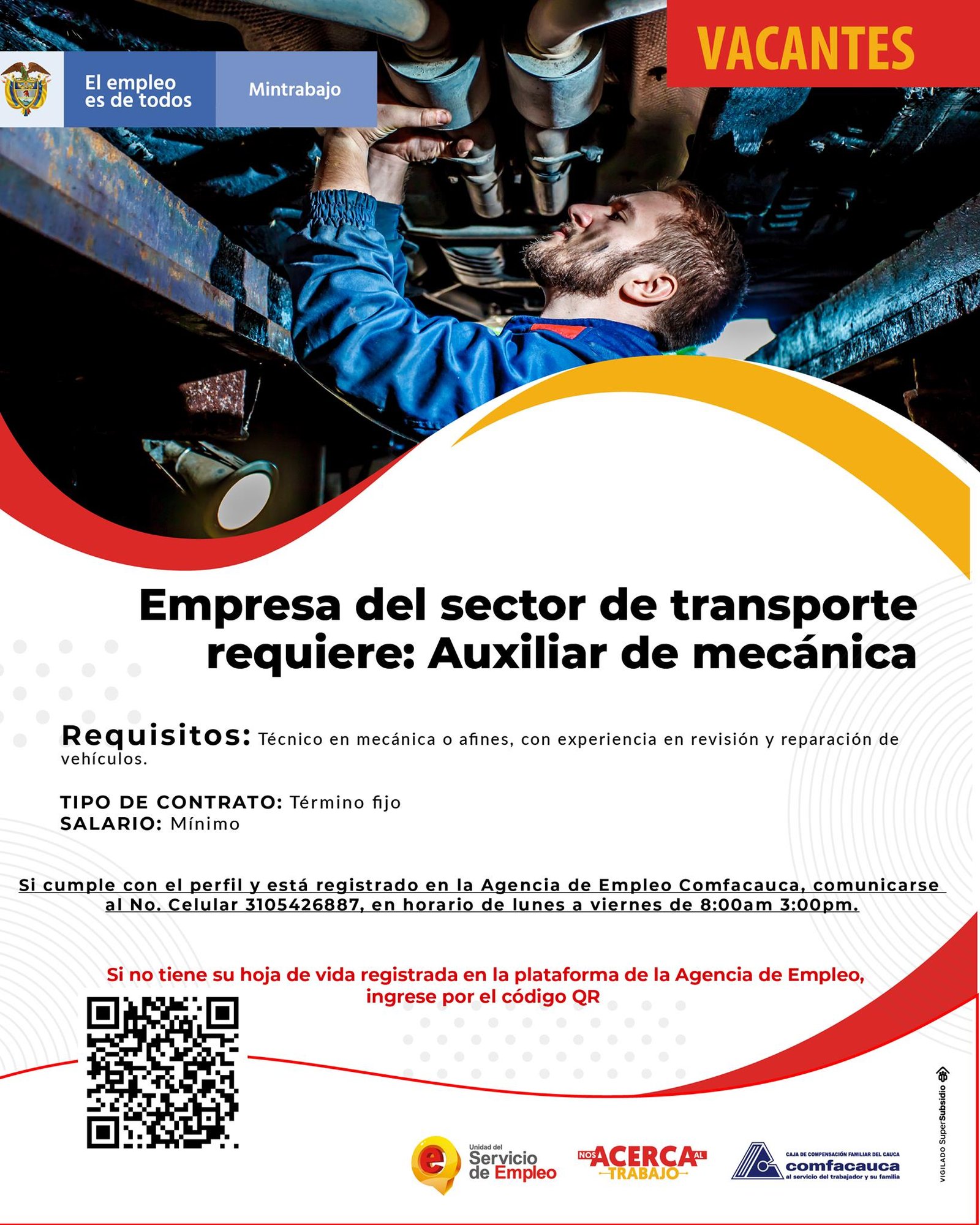 Vacantes Comfacauca Octubre 213