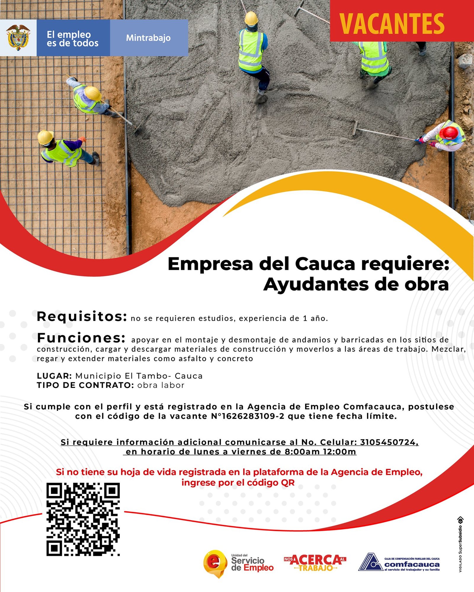 Vacantes comfacauca Octubre 221